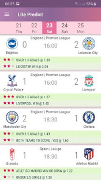 Imagen 2 para Lite Predict - Free Footb…
