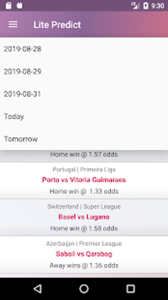 Imagen 1 para Lite Predict - Free Footb…
