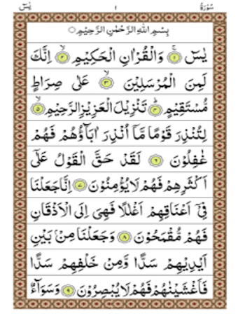 Image 0 for Surah Yaseen