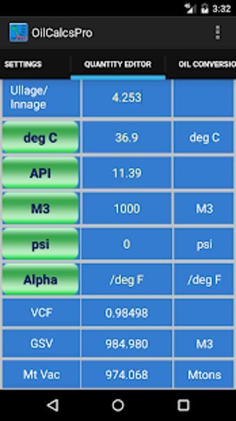 Image 2 for Oil Calculator Pro