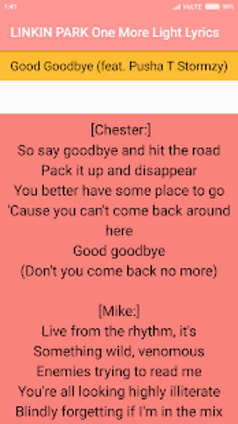Imagen 2 para LINKIN PARK Lyrics : Albu…