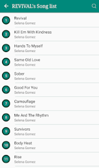 Imagen 0 para Selena Gomez Songs Lyrics