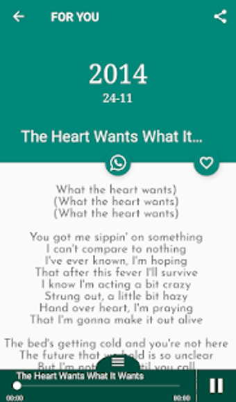 Imagen 2 para Selena Gomez Songs Lyrics