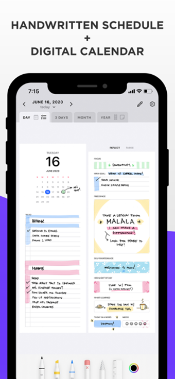 Imagen 2 para Pencil Planner & Calendar…