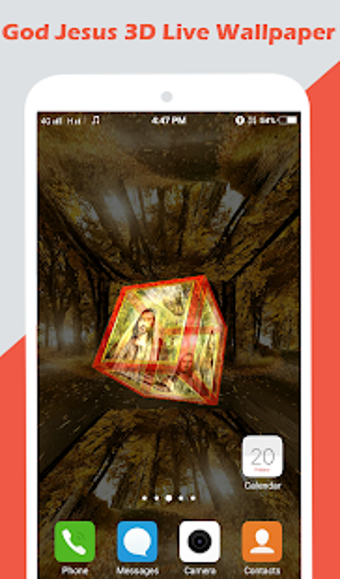 Image 1 for Jesus 3D Cube Live Wallpa…