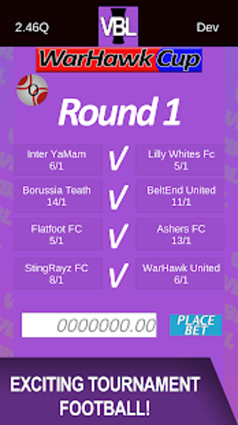Image 0 for The Virtual Betting Leagu…