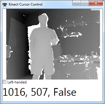 Image 0 for Kinect Mouse Cursor