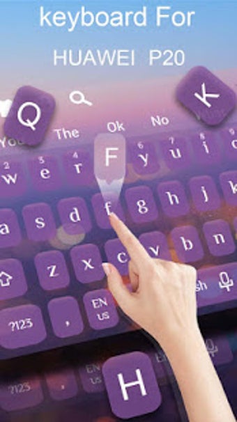 Image 1 for Purple Keyboard  For Huaw…