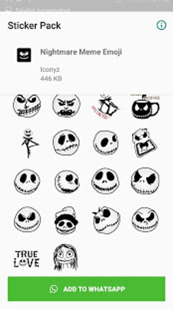 Image 0 for Nightmare Horror Sticker …