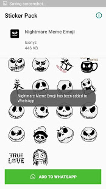 Image 2 for Nightmare Horror Sticker …