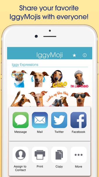 Image 1 for IggyMoji - Italian Greyho…