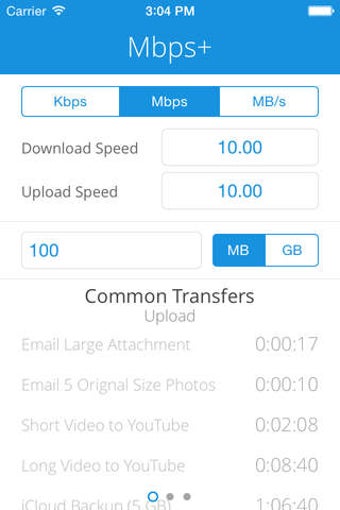 Imagen 0 para Mbps + Bandwidth Calculat…