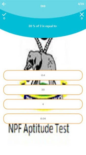 Image 0 for NPF Aptitude Test