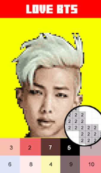 Imagen 1 para BTS PIXEL ART - KPOP BTS …