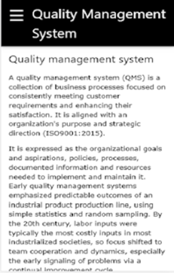 Imagen 2 para Quality Management System