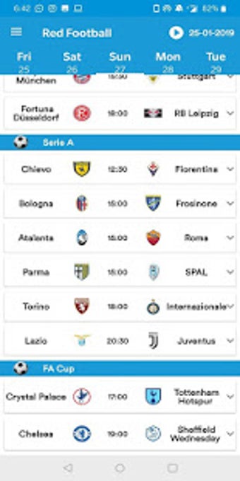 Image 0 for RedFoot: Live Football