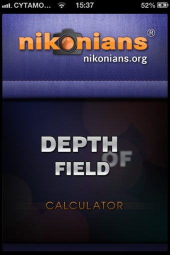 Imagen 1 para DOF Calculator by Nikonia…