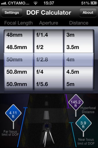 Imagen 3 para DOF Calculator by Nikonia…