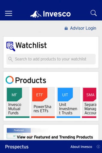 Invesco US for iPhone for iOS