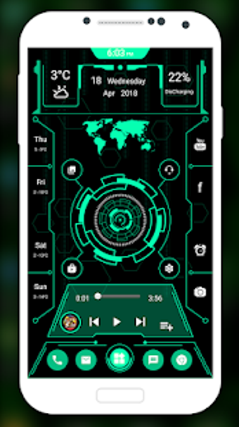 Image 1 for Futuristic Launcher 2019 …