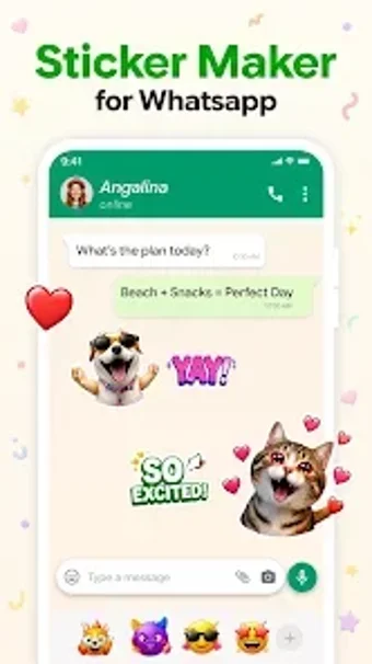 Imagen 0 para Stixy: Romantic stickers …