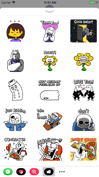 Imagen 2 para UNDERTALE Stickers