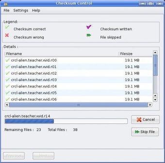 Imagen 0 para Checksum Control