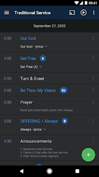 Image 1 for Planning Center Music Sta…