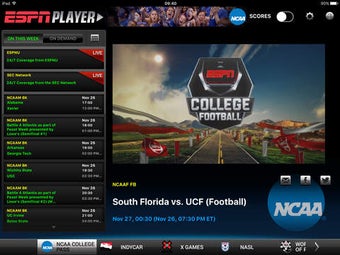 Imagen 0 para ESPN Player - Europe, Mid…