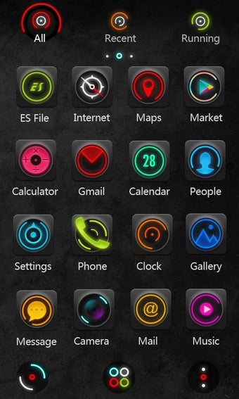 Imagen 3 para Dark Zero GO Launcher The…