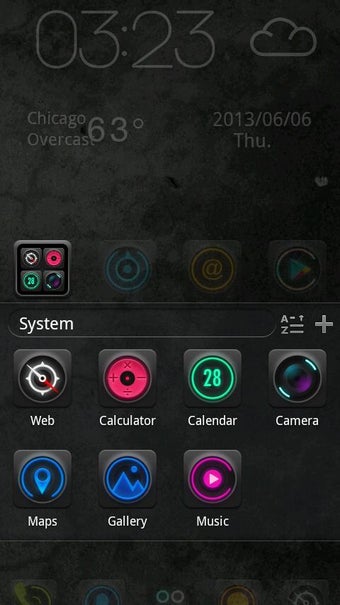 Imagen 1 para Dark Zero GO Launcher The…