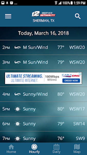 Image 1 for KXII Weather Authority Ap…