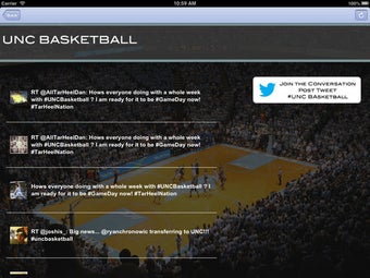 Image 0 for UNC Hoops Fan for iPad
