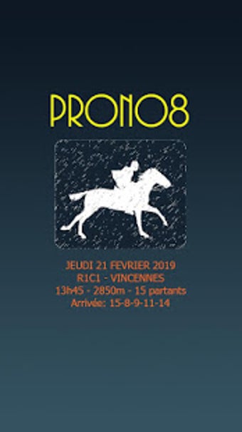 Image 0 for Prono8 - Pronostic quint+…