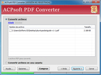 Image 2 for ACPsoft PDF Converter