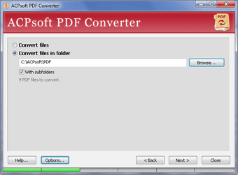 Image 1 for ACPsoft PDF Converter