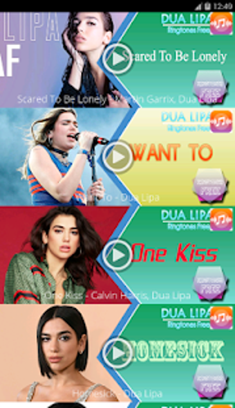 Image 0 for Dua Lipa Ringtones Free