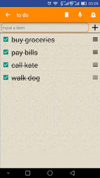 Image 1 for Easy Check list