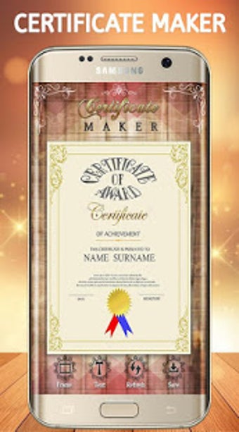 Imagen 2 para Certificate Maker app pro