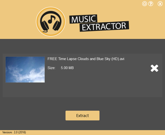 Image 0 for MusicExtractor