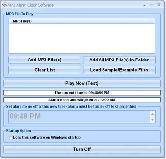 Imagen 0 para MP3 Alarm Clock Software