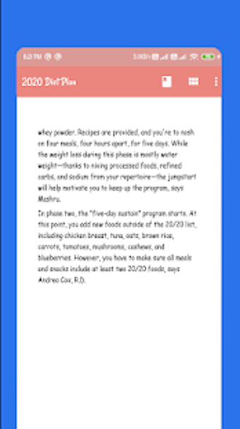 Image 0 for 20/20 Diet Plan
