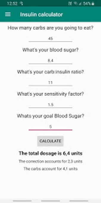 Imagen 2 para Insulin Dose Calculator a…