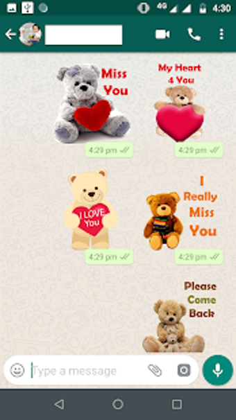 Image 0 for Teddy Bear Stickers for W…
