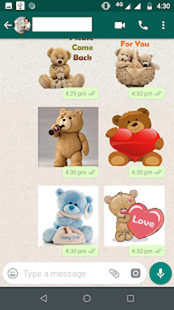 Image 3 for Teddy Bear Stickers for W…