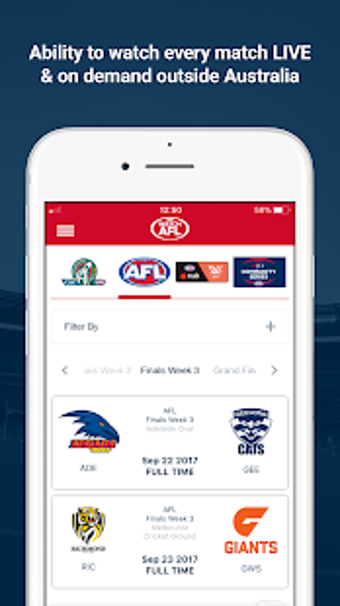 Imagen 1 para Watch AFL