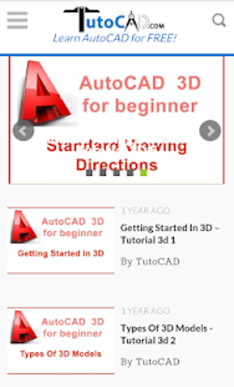 Imagen 0 para AutoCAD tutorials 2D/3D -…