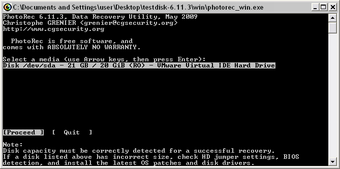 Image 0 for TestDisk