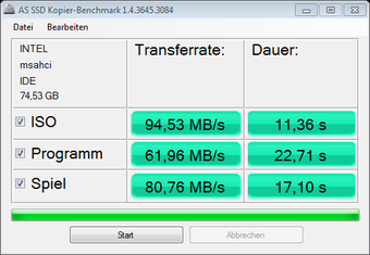 Image 0 for AS SSD Benchmark