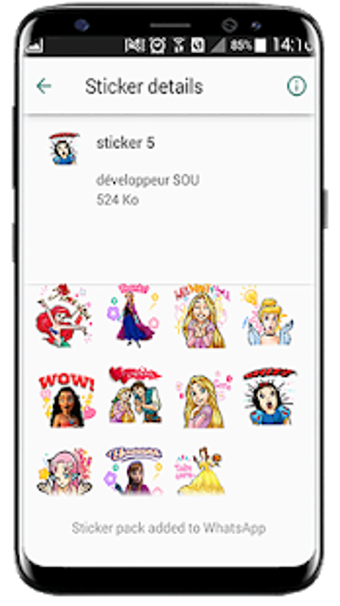 Image 2 for Cute princess stickers fo…